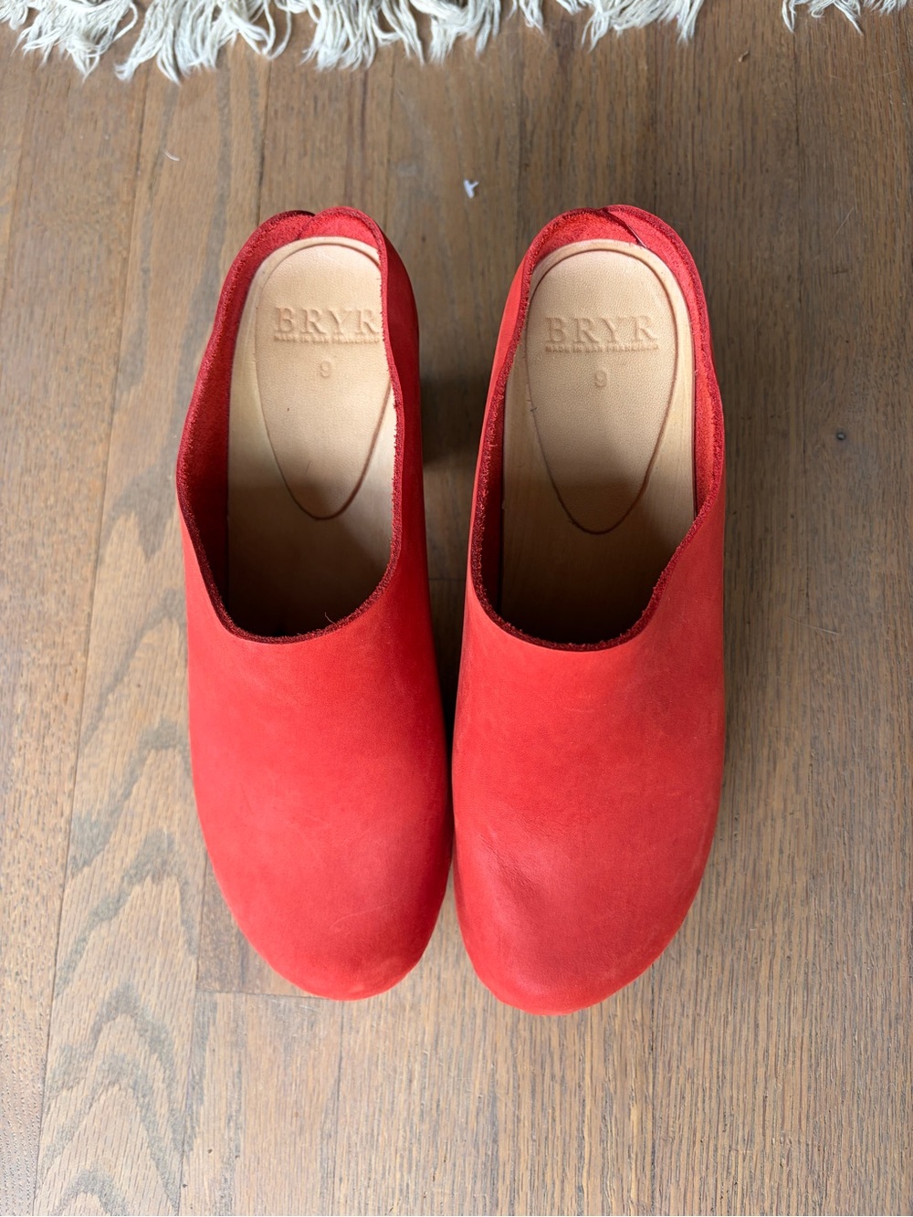 BRYR Red Chloe Clog - sz 39